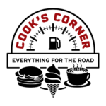 Cook’s Corner AK logo – A historic restaurant and local favorite in Alaska, serving fresh, hot food and road essentials.