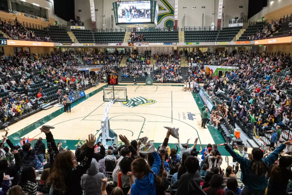 Northern lights dancing over Alaska mountains during late November near Sterling